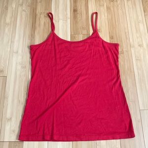 Banana Republic, red tank top, XL